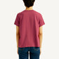 Women's Graphic Print Relaxed Fit T-shirt - Back View
