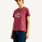Women's Graphic Print Relaxed Fit T-shirt - Side View
