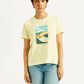 Women's Graphic Print Relaxed Fit T-shirt - Front View
