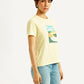 Women's Graphic Print Relaxed Fit T-shirt - Side View
