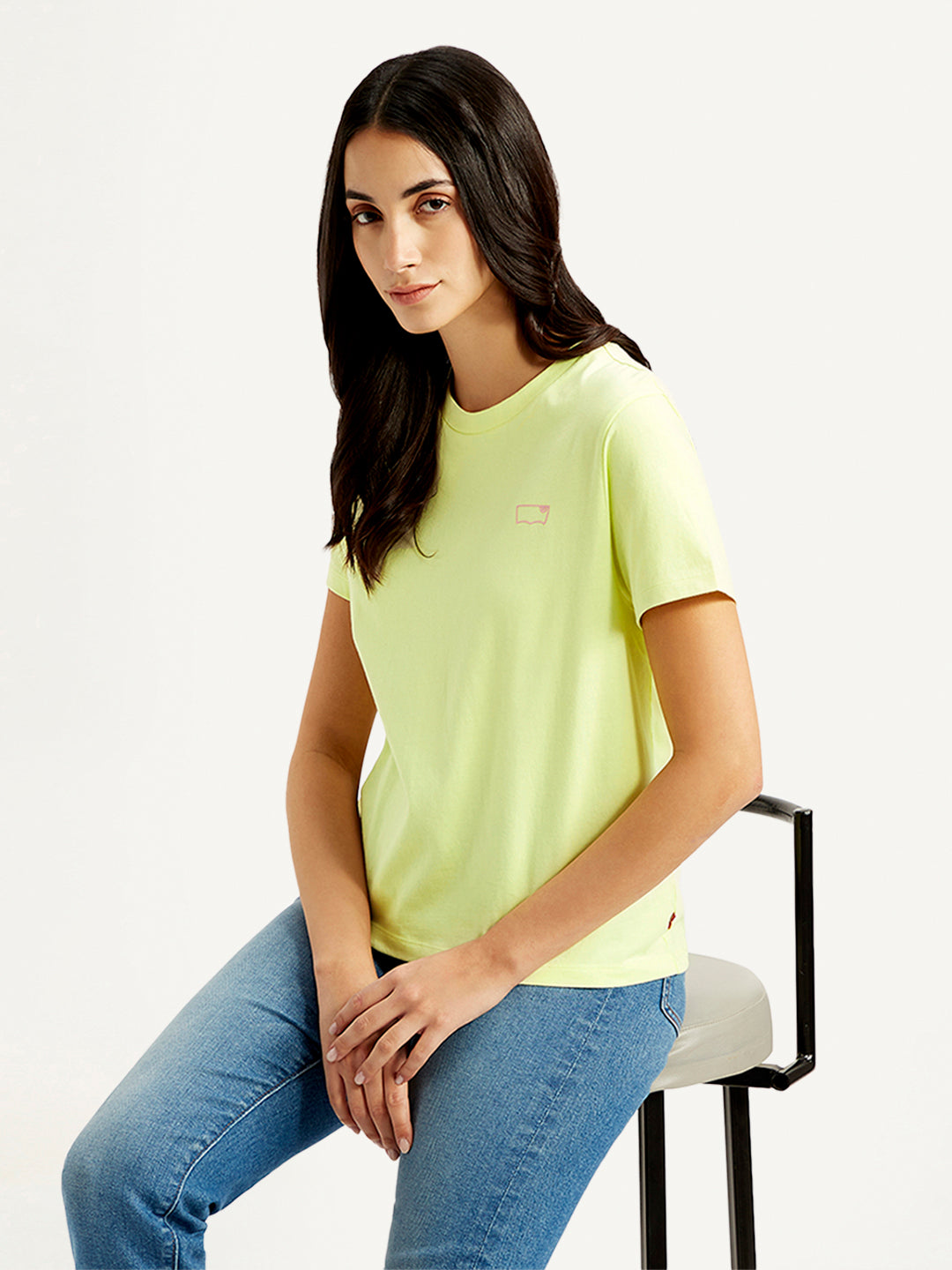 Women's Graphic Print Crew Neck T-Shirt - Styleshot View
