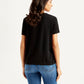 Women's Typographic Print Relaxed Fit T-shirt - Back View