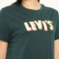 Women's Brand Logo Relaxed Fit T-shirt - Detail View