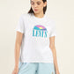 Women's Graphic Print Relaxed Fit T-shirt - Front View