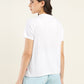 Women's Graphic Print Relaxed Fit T-shirt - Back View