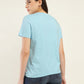 Women's Graphic Print Relaxed Fit T-shirt - Back View