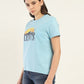 Women's Graphic Print Relaxed Fit T-shirt - Side View