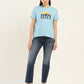 Women's Graphic Print Relaxed Fit T-shirt - ModelFront View