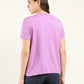 Women's Graphic Print Relaxed Fit T-shirt - Back View