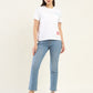 Women's Typography Relaxed Fit T-Shirt - ModelFront View