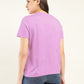 Women's Graphic Relaxed Fit T-Shirt - Back View