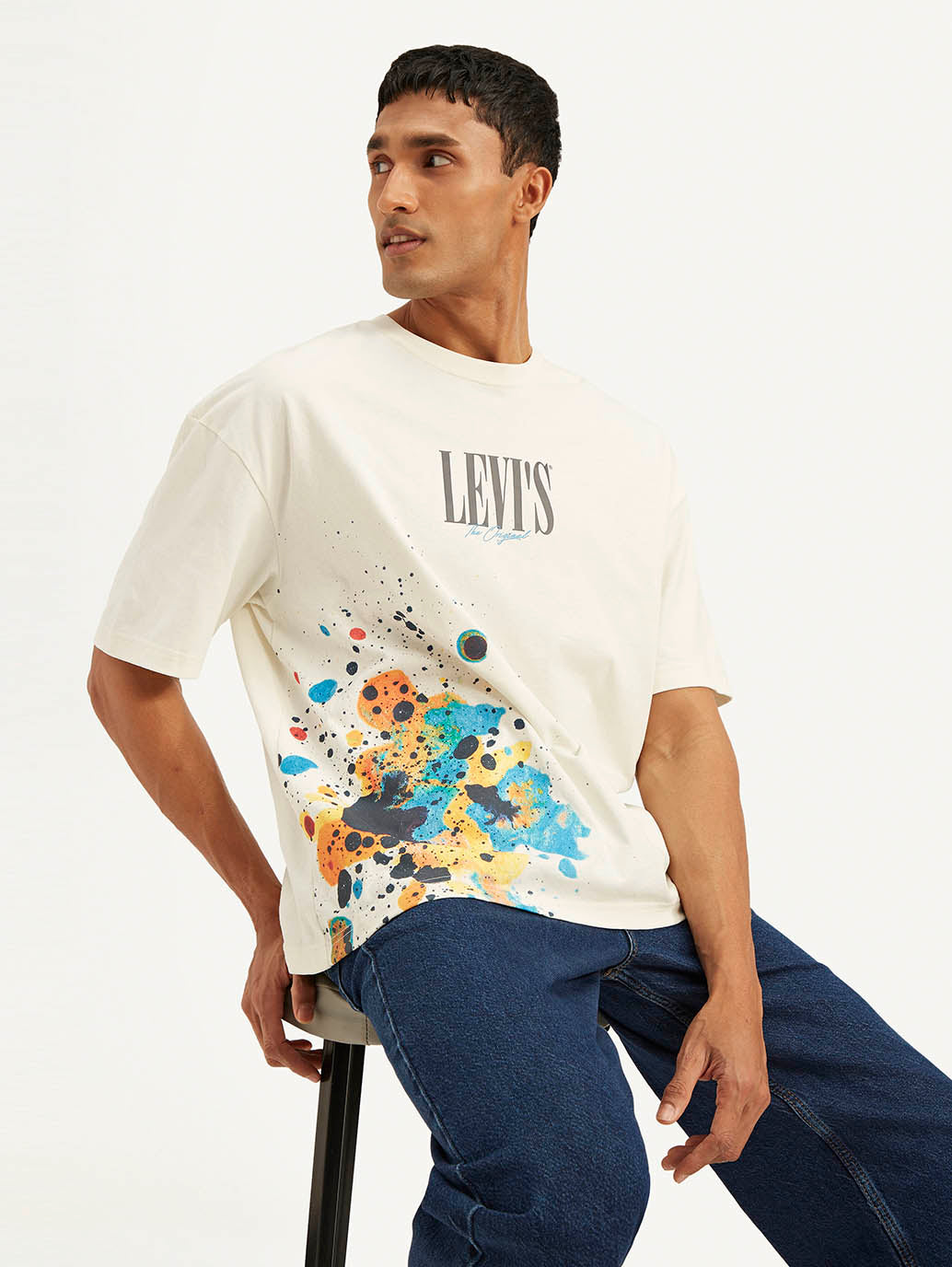 Men's Graphic Print Loose Fit T-shirt - 872d492f27fdf81ef1ae243f3def8e5e View
