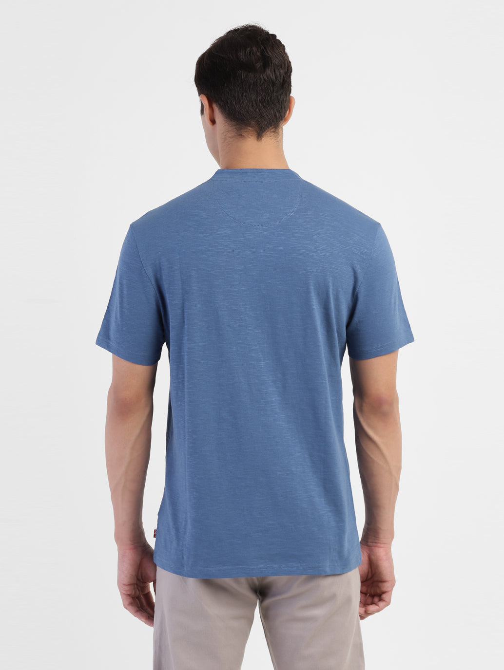 Men's Solid Henley Neck T-shirt - d8103941-3fe2-4032-b63e-f32d4c93a2e0 View
