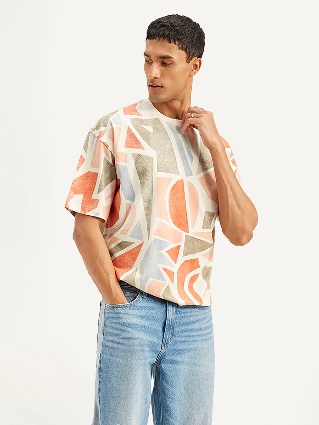 Men's Loose Fit Graphic T-shirt - 875fc17603d8f366ba1fc88e5a03082f View
