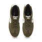 Men's Suede Olive Casual Shoes - FrontSet View