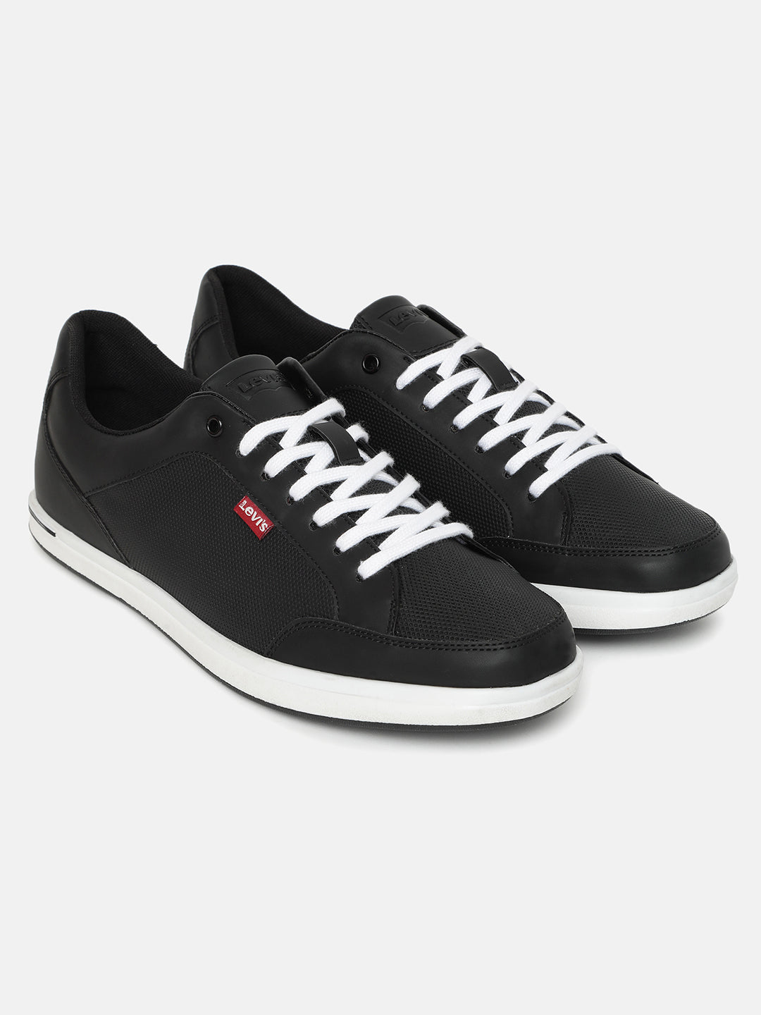 Men's Black Solid Shoes - b21111e1-ebb6-4d60-b5d7-5a244e917cc1 View