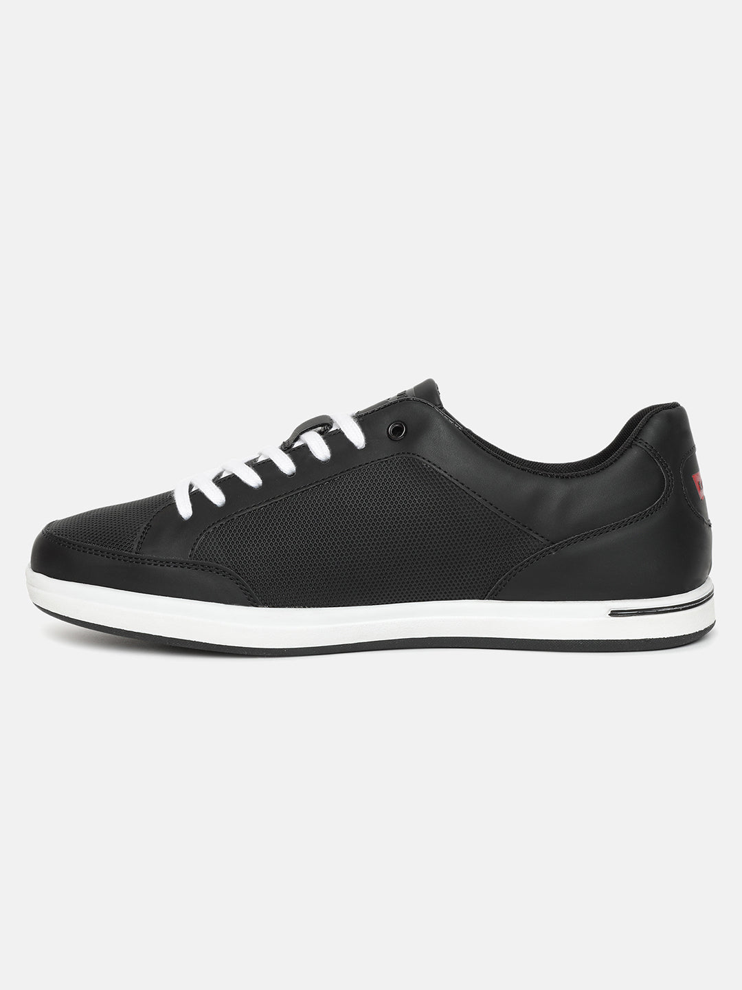 Men's Black Solid Shoes - 32744496-3c3e-4f2e-885a-bbd948d20dda View