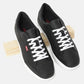 Men's Black Solid Shoes - 89ee808f-892b-4d70-9d30-bfa56ad47933 View