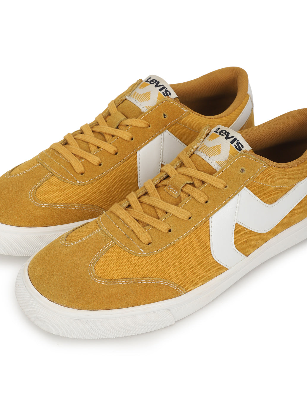 Men's Suede Yellow Casual Shoes - d3404f9c-e71a-44d5-a4d4-1eb2ebab5a52 View