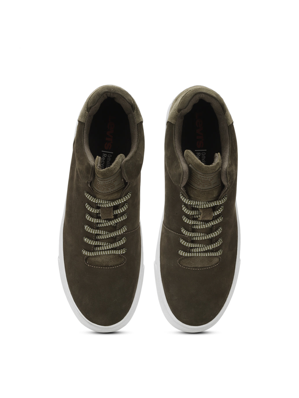 Men's Dapper Olive   Casual Shoes - FrontSet View