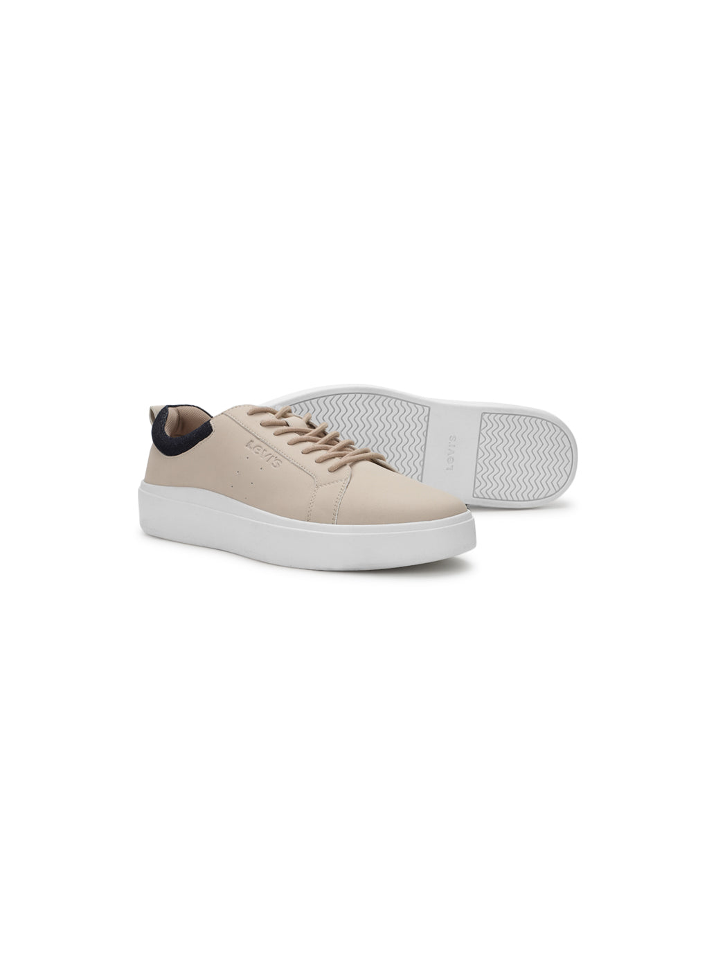 Men's Aspen Beige Casual Shoes - Top View