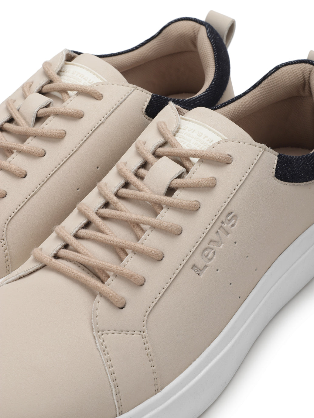 Men's Aspen Beige Casual Shoes - Detail View