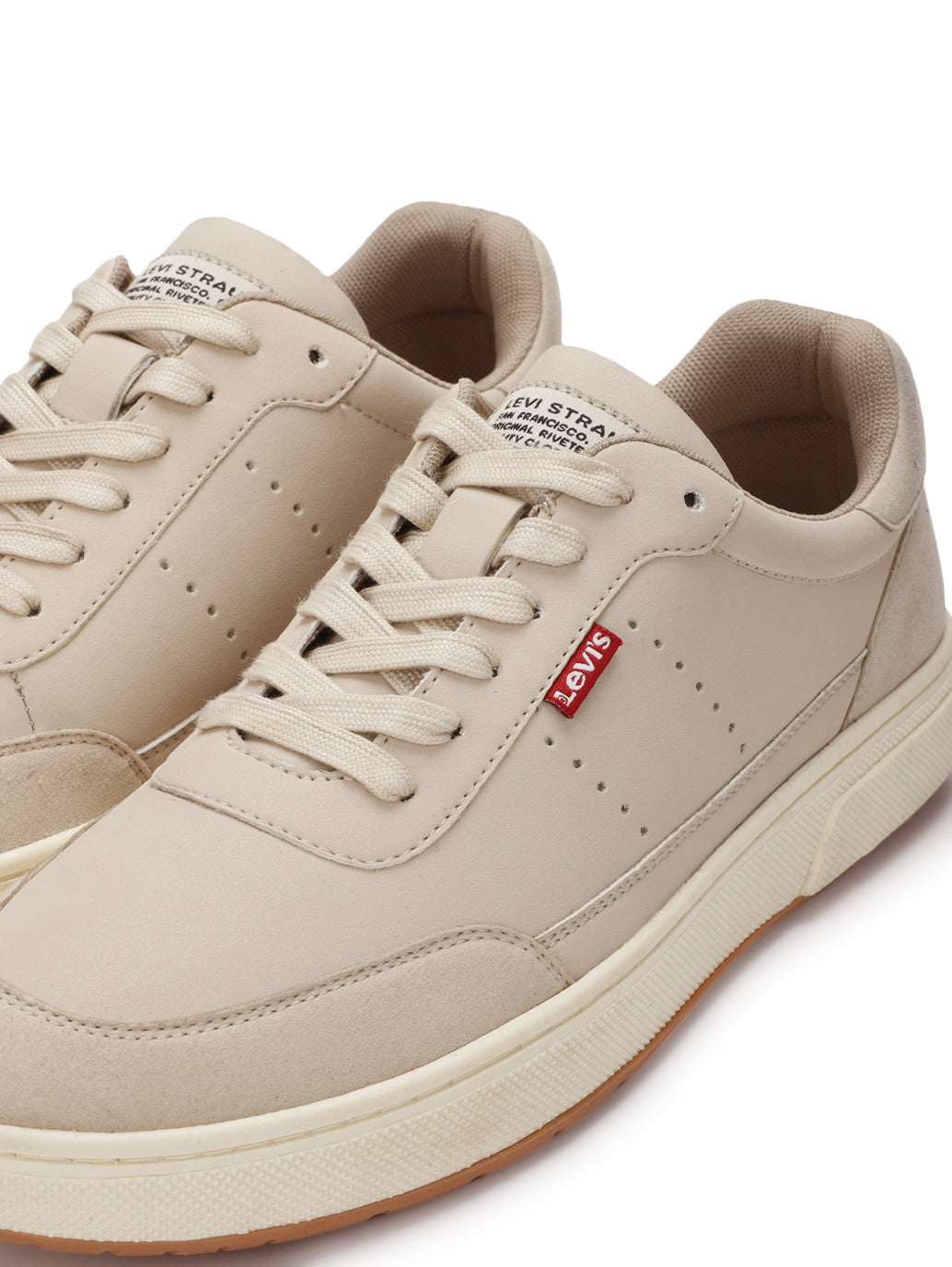 Men's Denver Beige Casual Shoes - Detail View