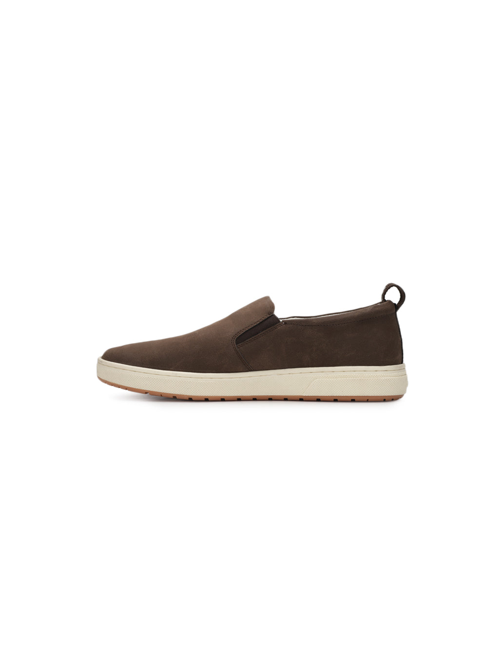 Men's Nomad Brown Casual Slip On - Side View