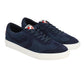 Men's Blue Solid Sneakers - Front View