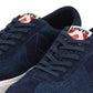 Men's Blue Solid Sneakers - Detail View