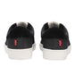 Men's Black Colorblock Sneakers - Back View