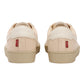 Men's Beige Colorblock Sneakers - Back View