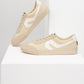 Men's Beige Colorblock Sneakers - Style View