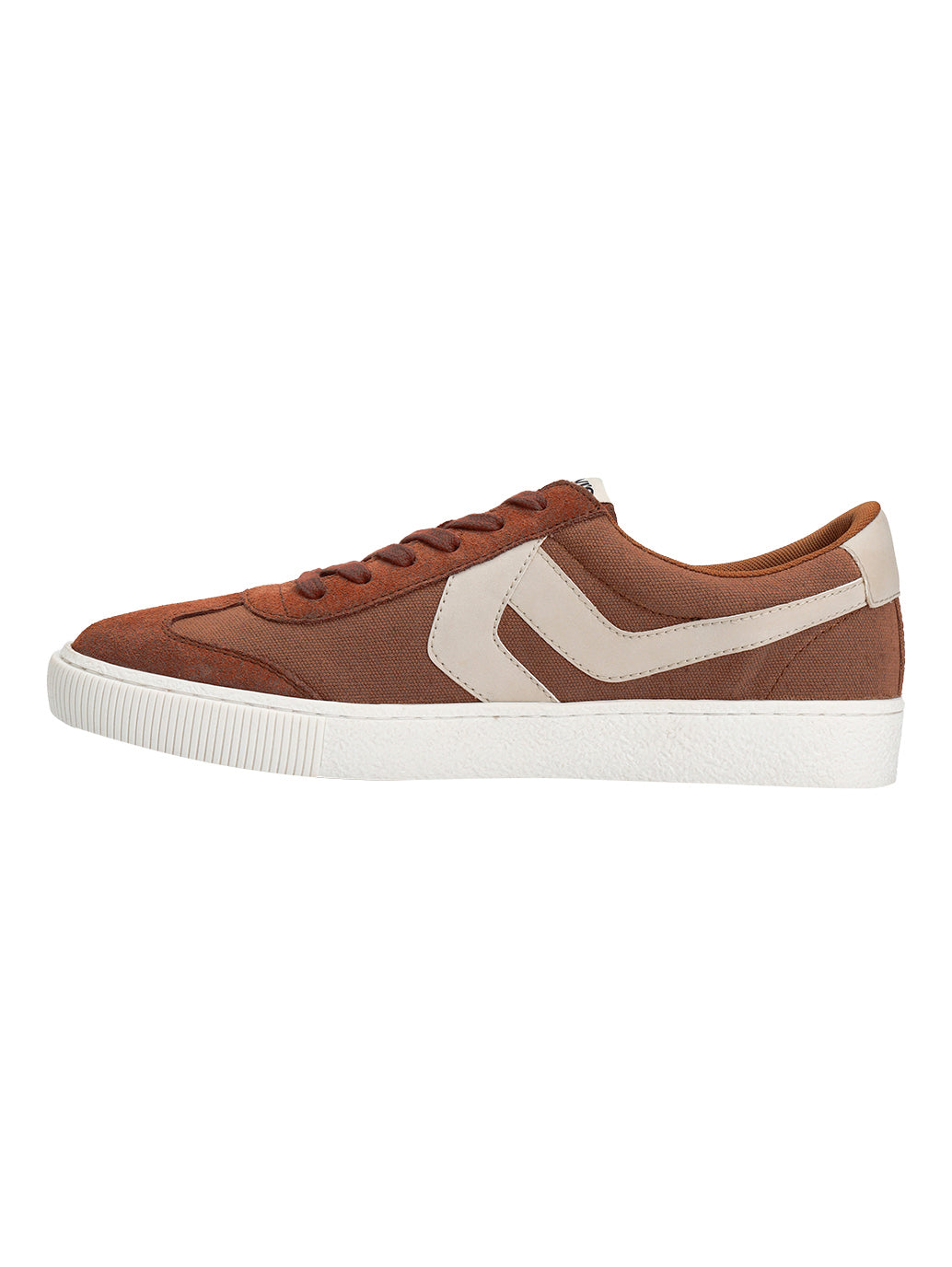 Men's Rust Colorblock Sneakers - Side View