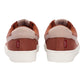 Men's Rust Colorblock Sneakers - Back View