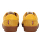 Men's Mustard Solid Sneakers - Back View