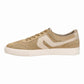 Men's Beige Colorblock Sneakers - Side View