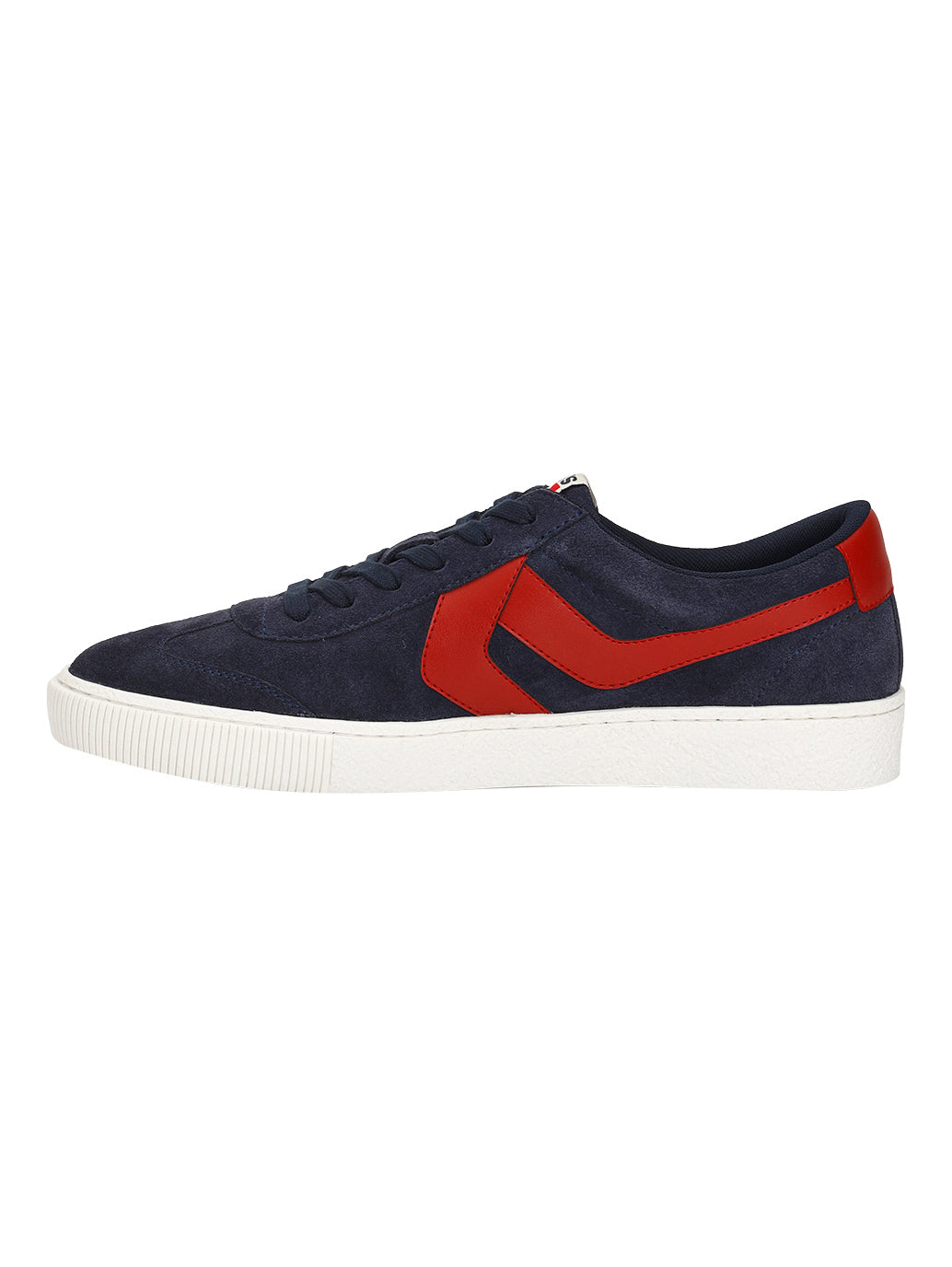 Men's Dark-Blue Colorblock Sneakers - Side View