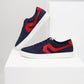 Men's Dark-Blue Colorblock Sneakers - Style View