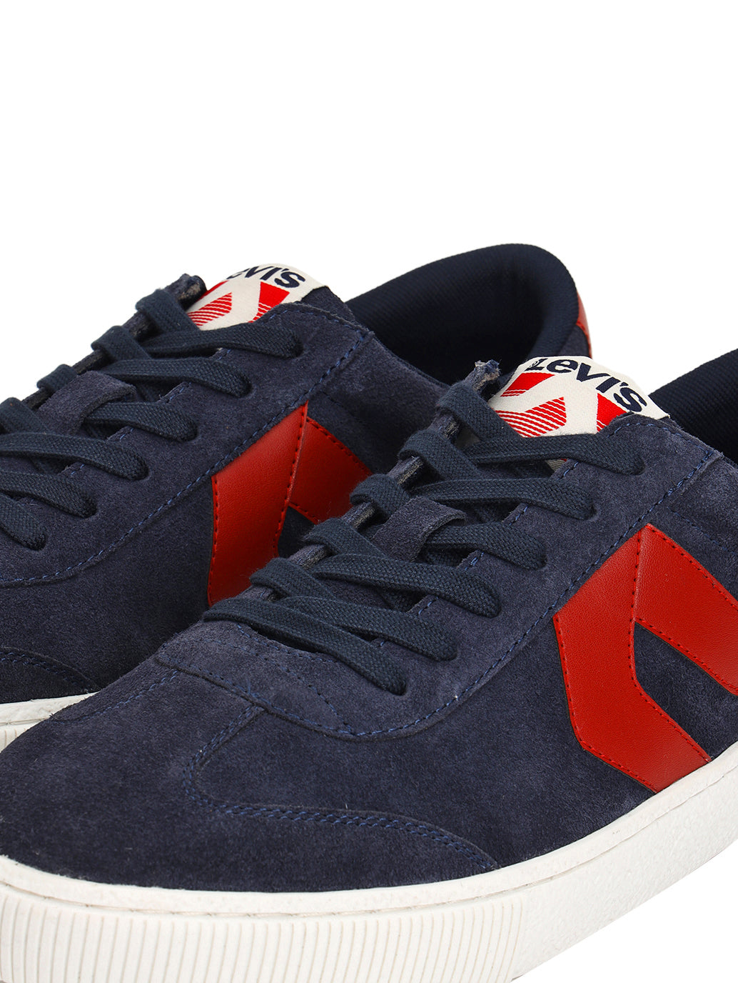 Men's Dark-Blue Colorblock Sneakers - Detail View