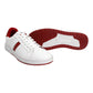 Men's White Colorblock Sneakers - Top View