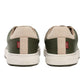 Men's Olive Colorblock Sneakers - Back View