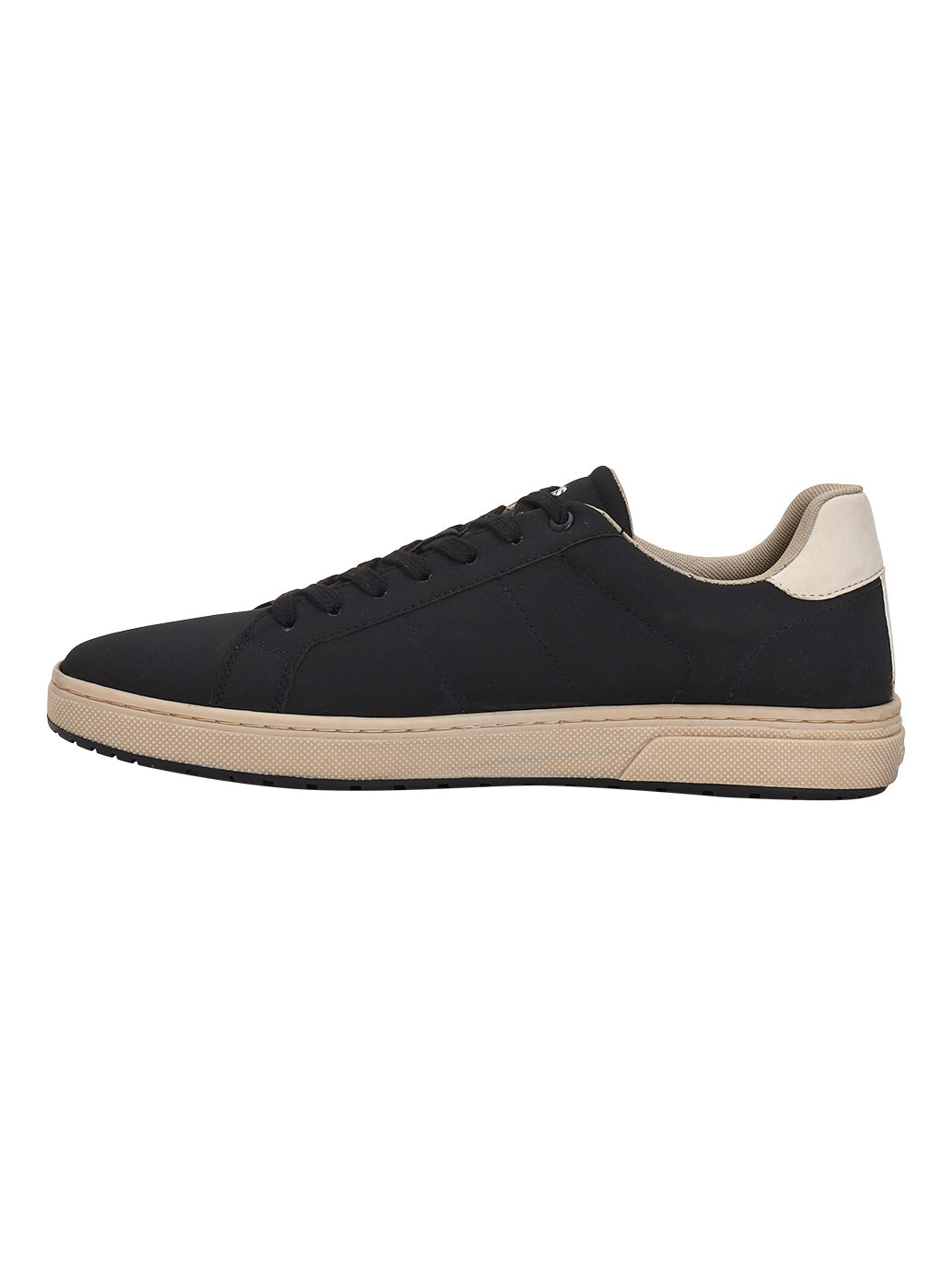 Men's Black Colorblock Sneakers - Side View