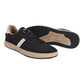 Men's Black Colorblock Sneakers - Top View