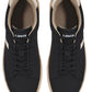 Men's Black Colorblock Sneakers - FrontSet View