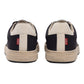 Men's Black Colorblock Sneakers - Back View