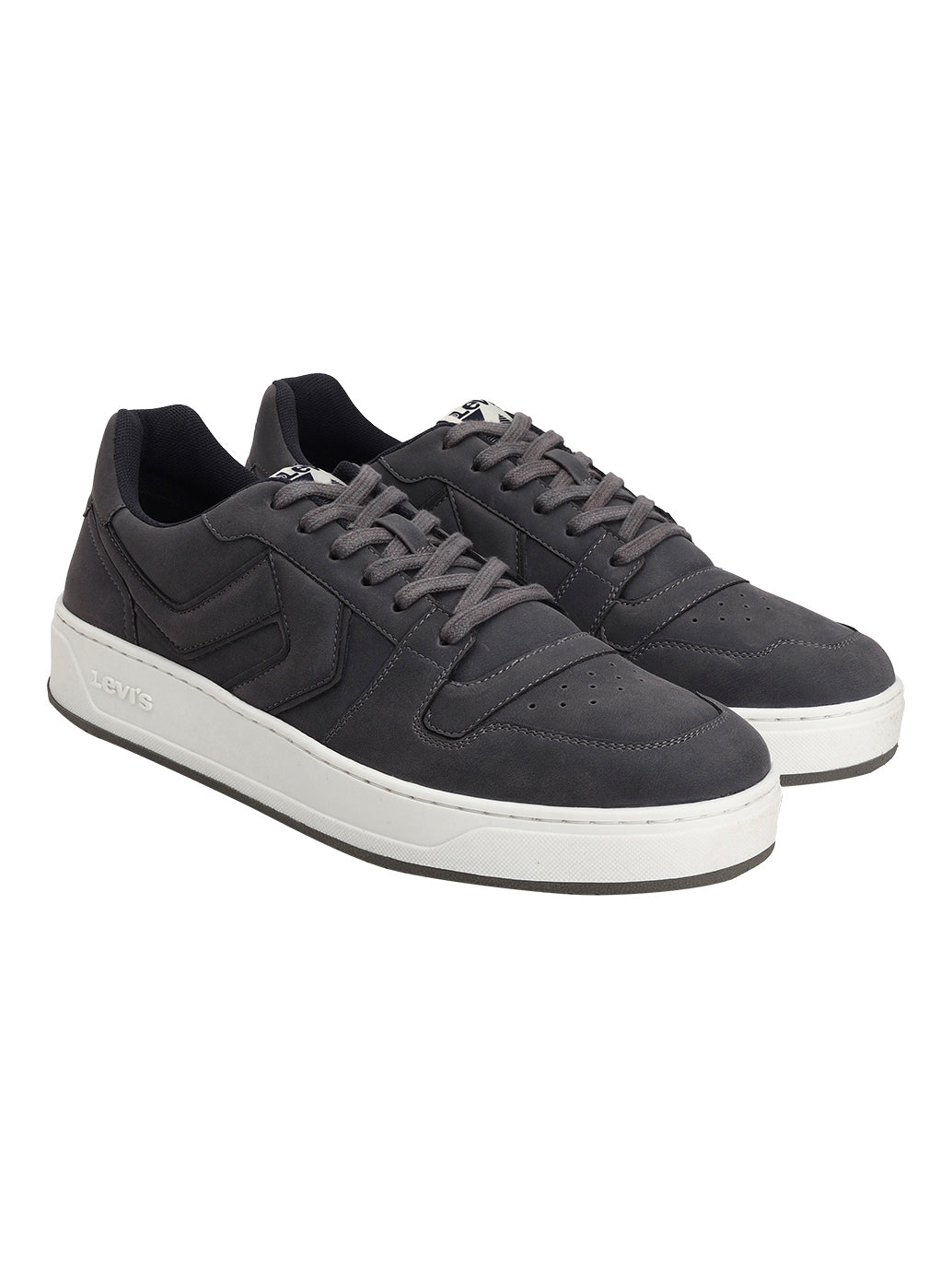Men's Blue Solid Sneakers - Front View