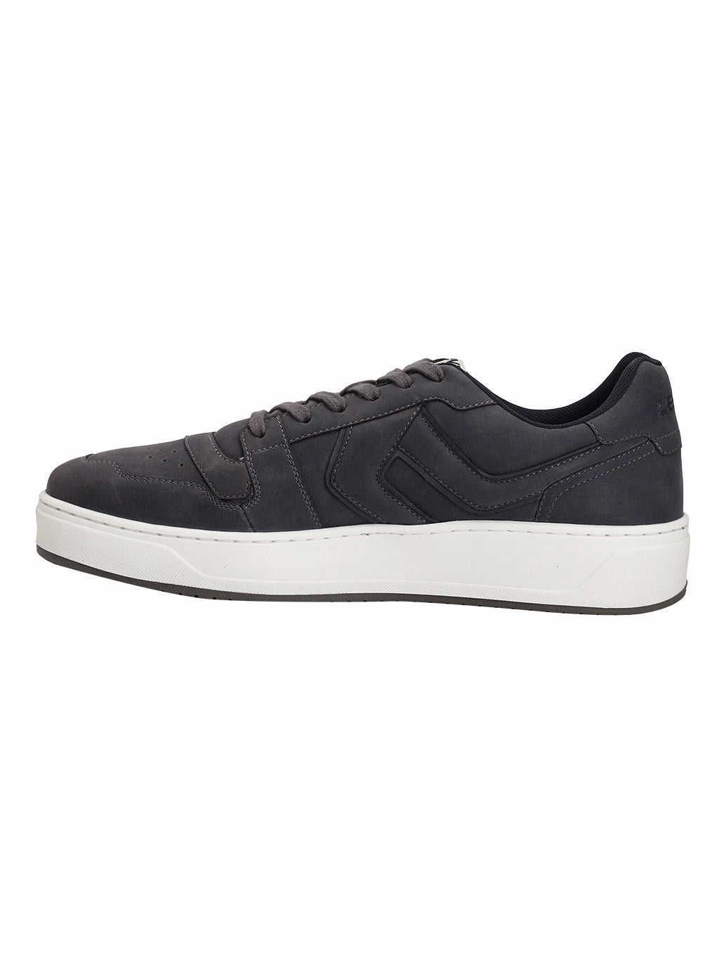 Men's Blue Solid Sneakers - Side View