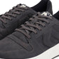 Men's Blue Solid Sneakers - Detail View