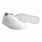 Men's White Solid Sneakers - Top View